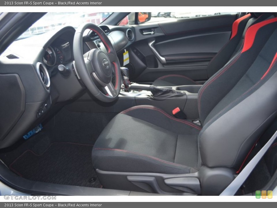 Black/Red Accents Interior Photo for the 2013 Scion FR-S Sport Coupe #85805194