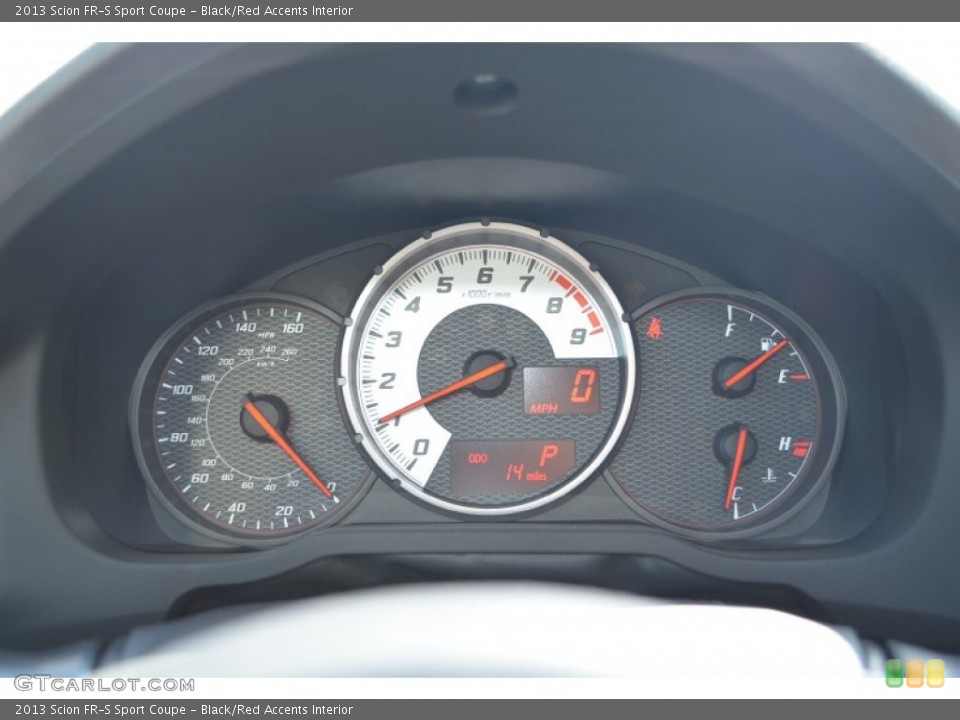 Black/Red Accents Interior Gauges for the 2013 Scion FR-S Sport Coupe #85805374