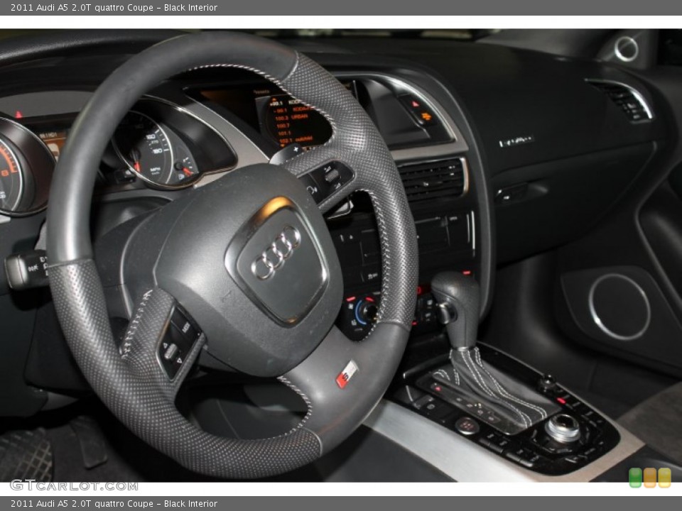 Black Interior Steering Wheel for the 2011 Audi A5 2.0T quattro Coupe #85806952