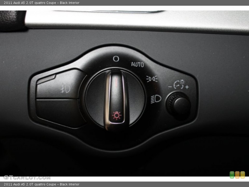 Black Interior Controls for the 2011 Audi A5 2.0T quattro Coupe #85806976