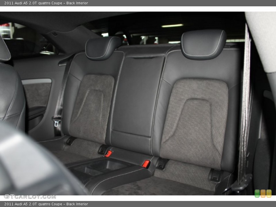 Black Interior Rear Seat for the 2011 Audi A5 2.0T quattro Coupe #85807291