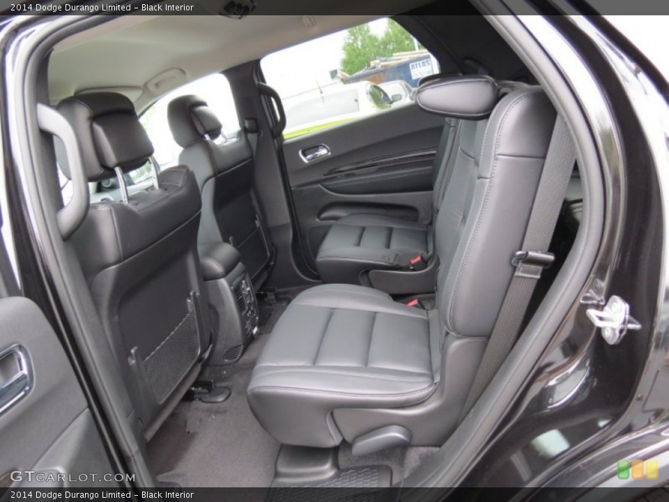Black Interior Rear Seat for the 2014 Dodge Durango Limited #85811272