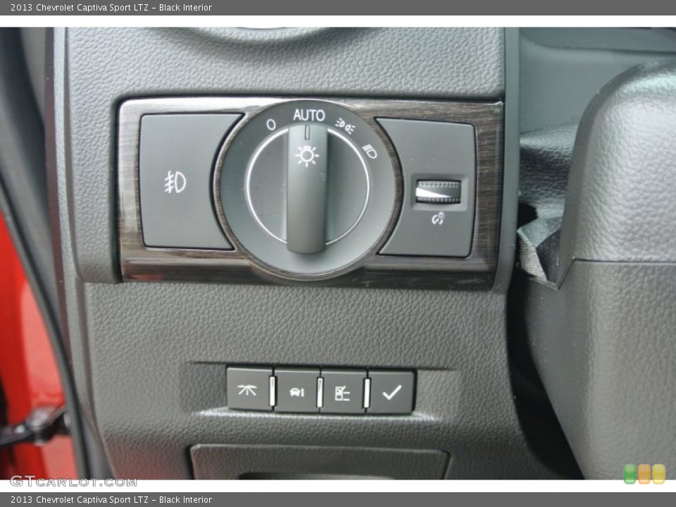 Black Interior Controls for the 2013 Chevrolet Captiva Sport LTZ #85812073