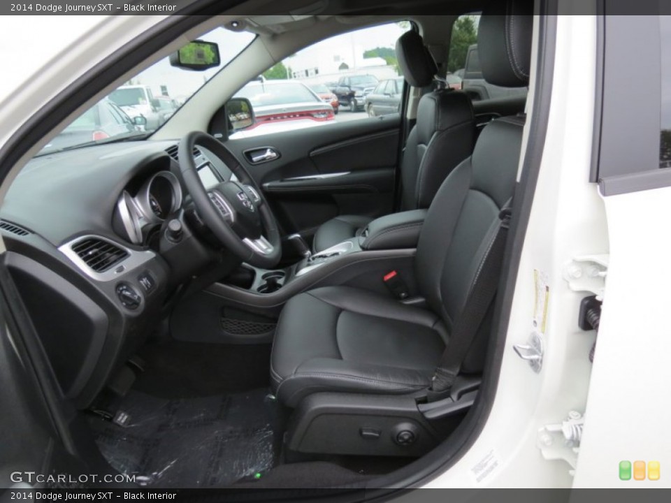 Black Interior Front Seat for the 2014 Dodge Journey SXT #85813909