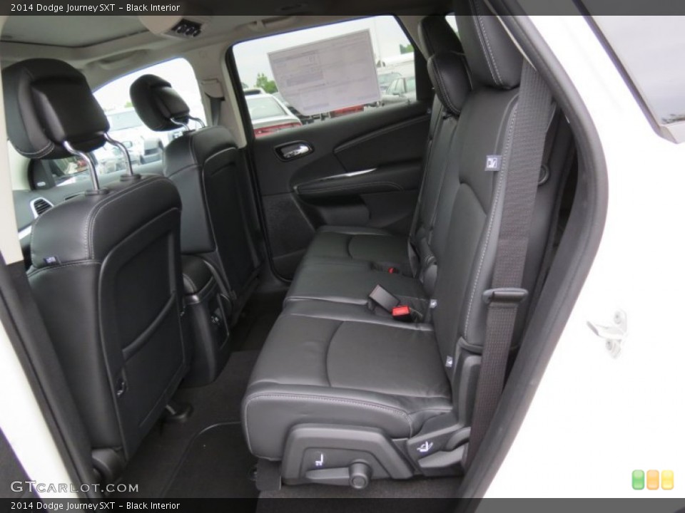 Black Interior Rear Seat for the 2014 Dodge Journey SXT #85813933