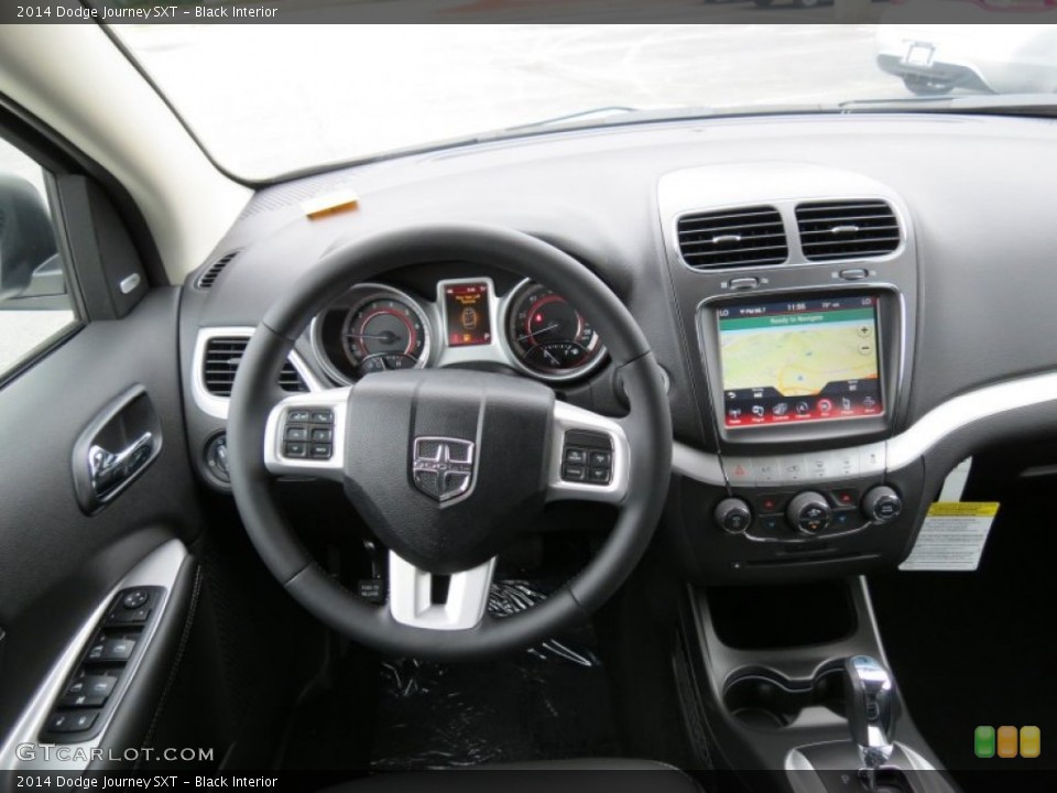 Black Interior Dashboard for the 2014 Dodge Journey SXT #85813957