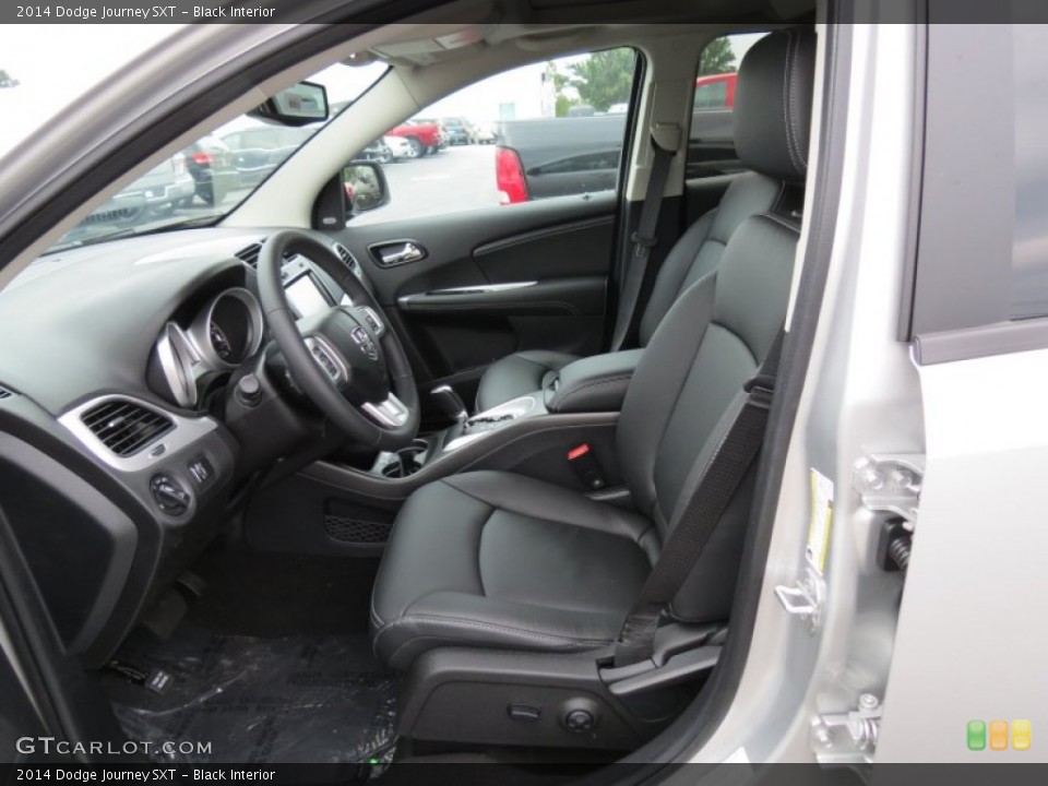 Black Interior Front Seat for the 2014 Dodge Journey SXT #85814451