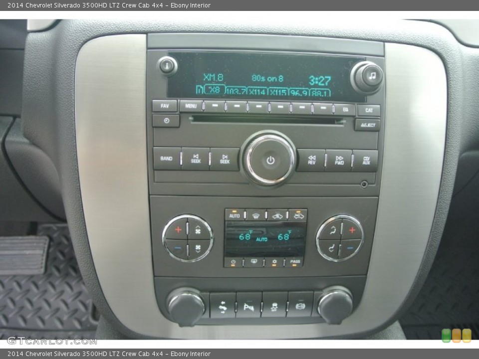 Ebony Interior Controls for the 2014 Chevrolet Silverado 3500HD LTZ Crew Cab 4x4 #85815289