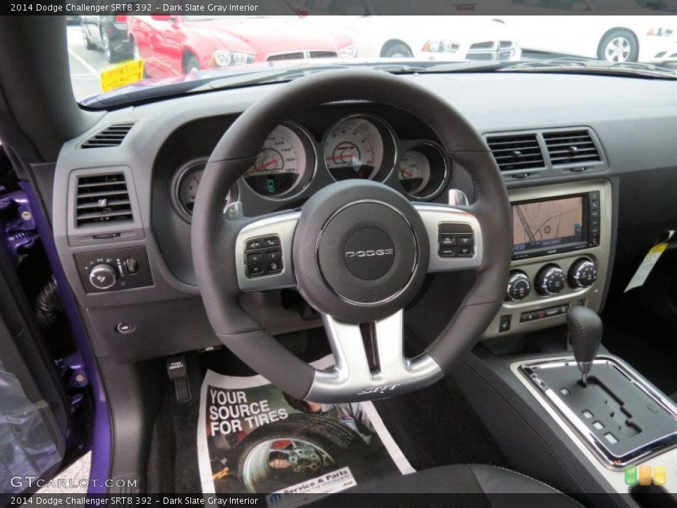 Dark Slate Gray Interior Dashboard for the 2014 Dodge Challenger SRT8 392 #85815742