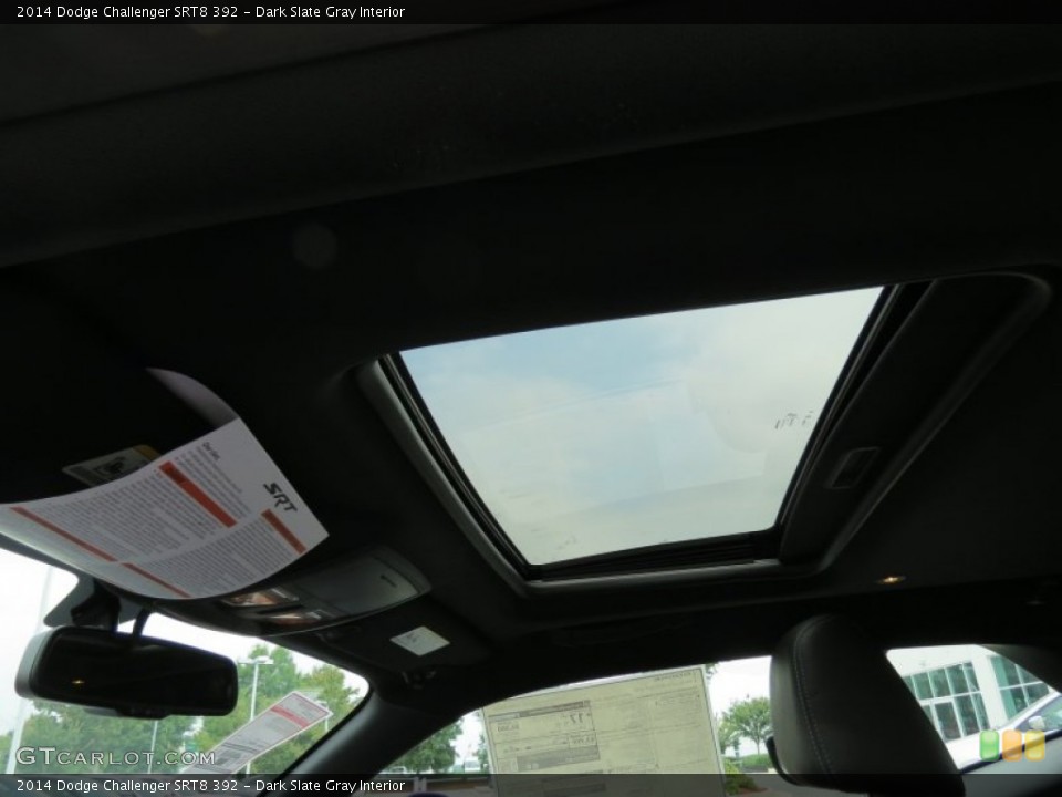 Dark Slate Gray Interior Sunroof for the 2014 Dodge Challenger SRT8 392 #85815766