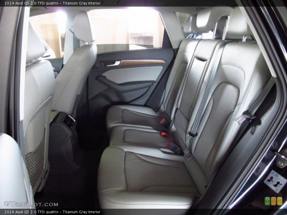Titanium Gray Interior Rear Seat for the 2014 Audi Q5 2.0 TFSI quattro #85815922