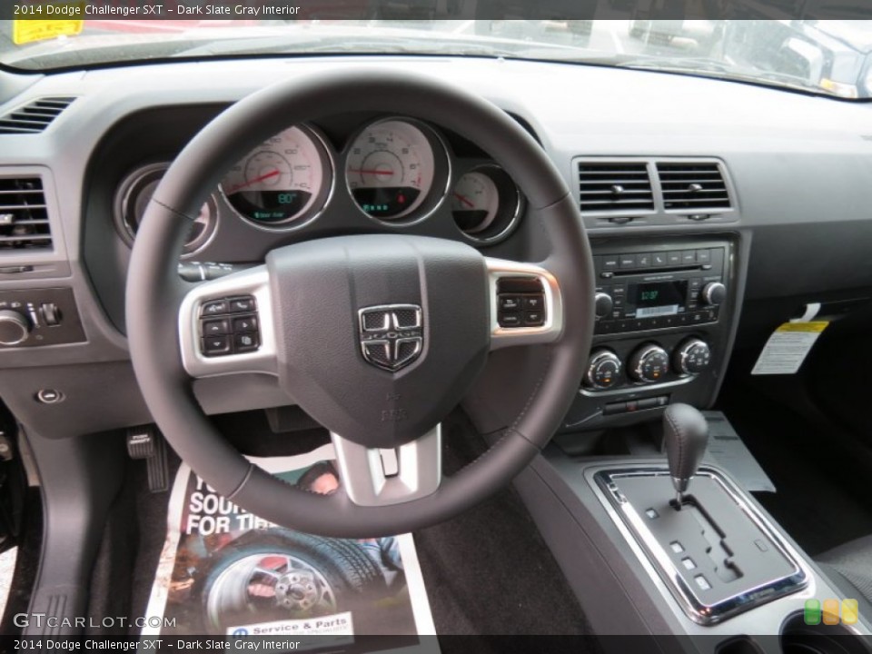 Dark Slate Gray Interior Dashboard for the 2014 Dodge Challenger SXT #85816288