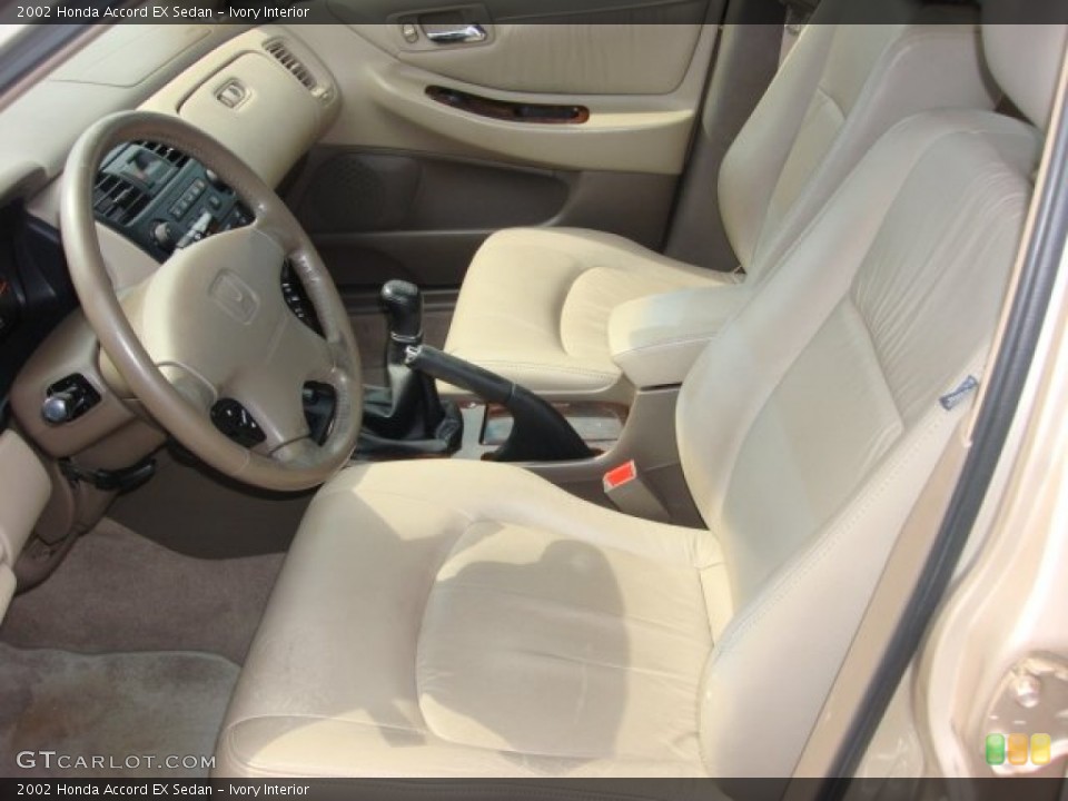Ivory Interior Front Seat for the 2002 Honda Accord EX Sedan #85816891