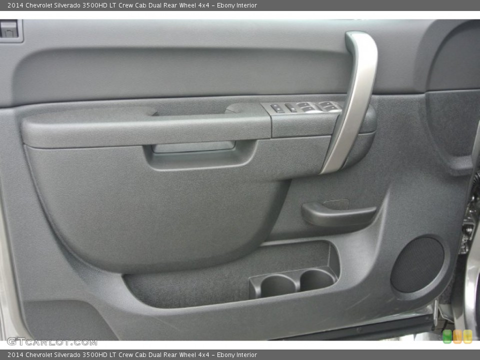 Ebony Interior Door Panel for the 2014 Chevrolet Silverado 3500HD LT Crew Cab Dual Rear Wheel 4x4 #85816894