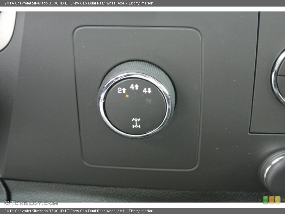 Ebony Interior Controls for the 2014 Chevrolet Silverado 3500HD LT Crew Cab Dual Rear Wheel 4x4 #85816915