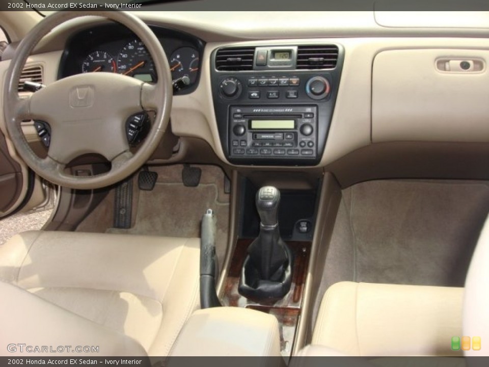 Ivory Interior Dashboard for the 2002 Honda Accord EX Sedan #85816951