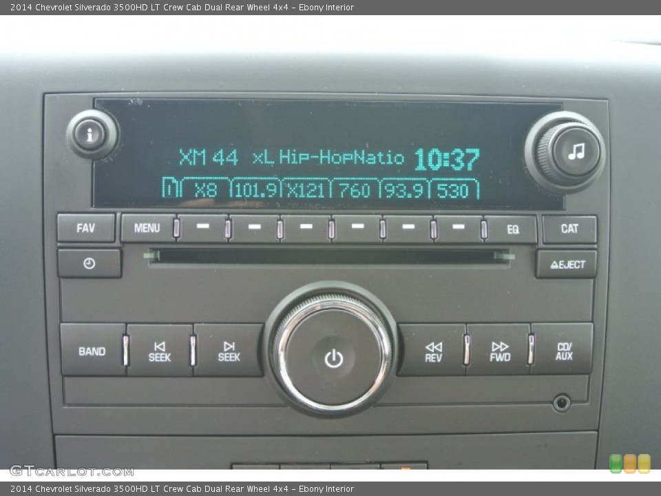 Ebony Interior Audio System for the 2014 Chevrolet Silverado 3500HD LT Crew Cab Dual Rear Wheel 4x4 #85816966