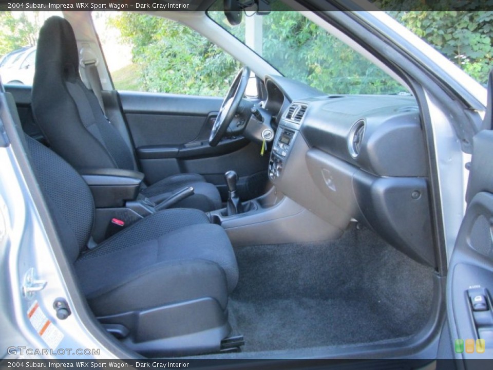 Dark Gray Interior Front Seat for the 2004 Subaru Impreza WRX Sport Wagon #85822453