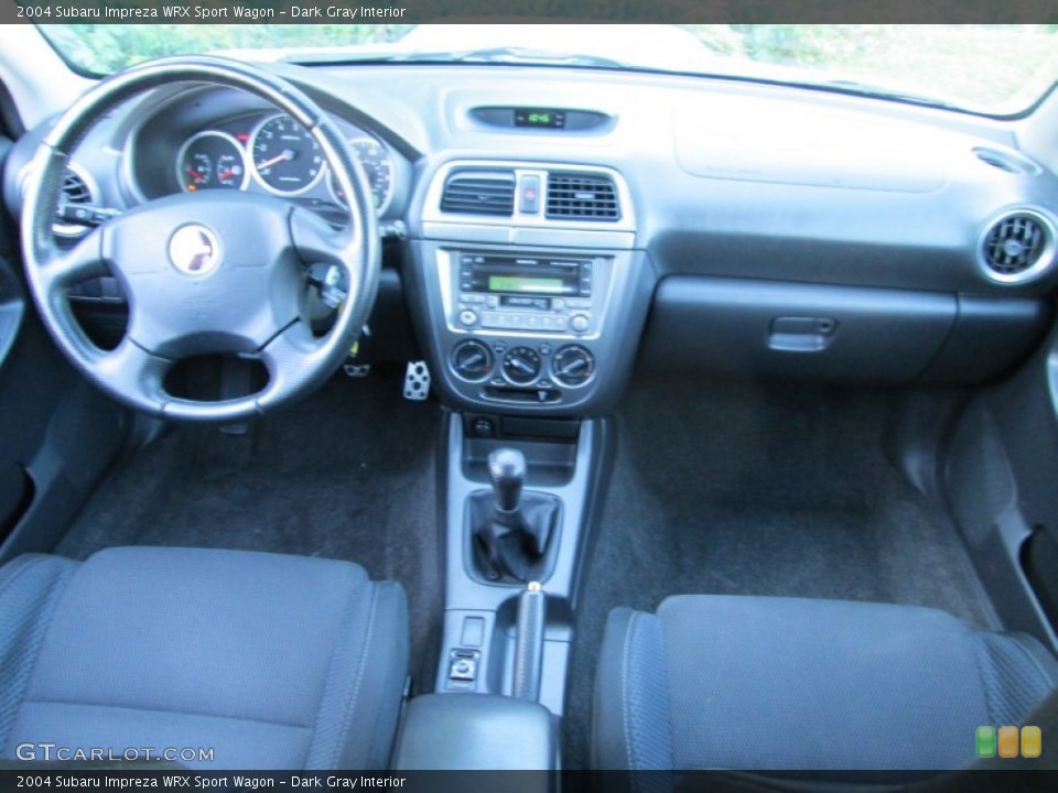Dark Gray Interior Dashboard for the 2004 Subaru Impreza WRX Sport Wagon #85822613