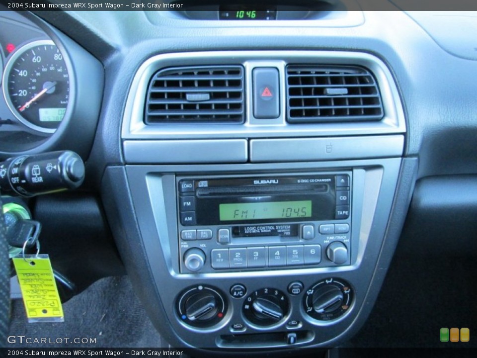 Dark Gray Interior Controls for the 2004 Subaru Impreza WRX Sport Wagon #85822642