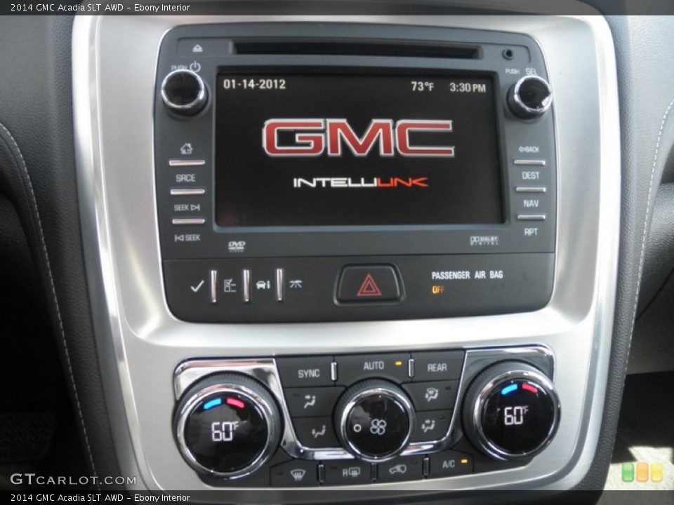 Ebony Interior Controls for the 2014 GMC Acadia SLT AWD #85822990