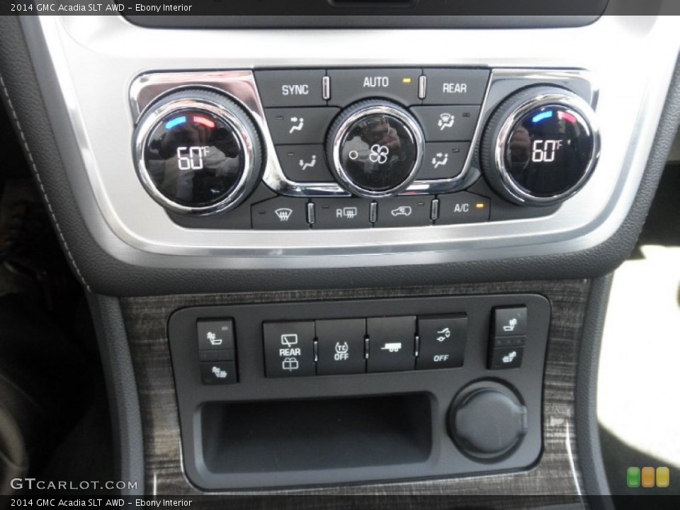 Ebony Interior Controls for the 2014 GMC Acadia SLT AWD #85823164