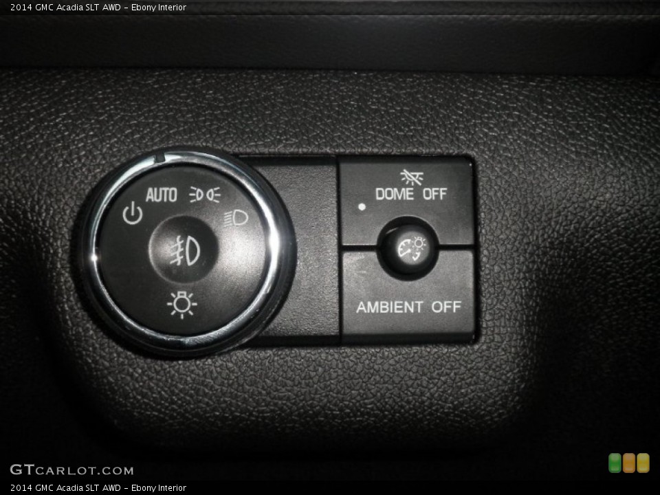 Ebony Interior Controls for the 2014 GMC Acadia SLT AWD #85823335