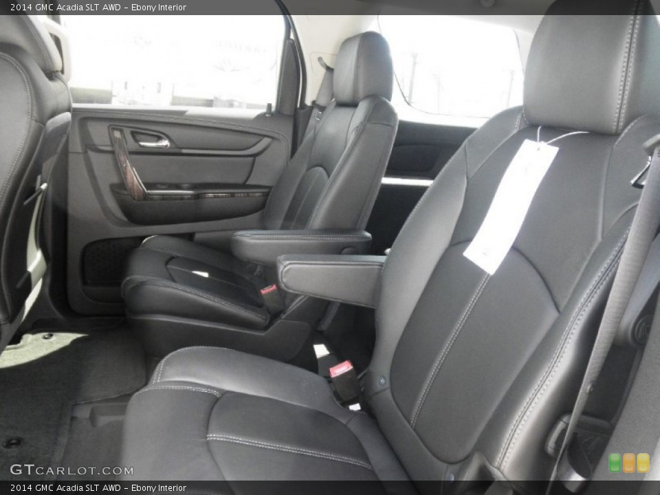 Ebony Interior Rear Seat for the 2014 GMC Acadia SLT AWD #85823506