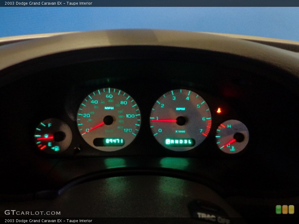 Taupe Interior Gauges for the 2003 Dodge Grand Caravan EX #85827382