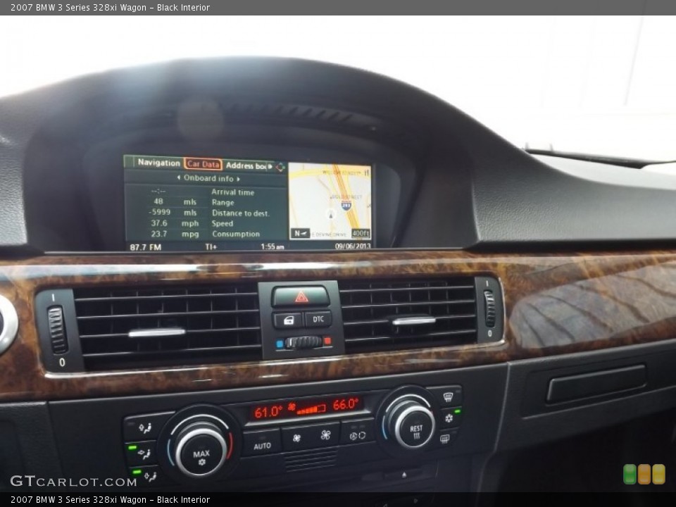 Black Interior Controls for the 2007 BMW 3 Series 328xi Wagon #85830967