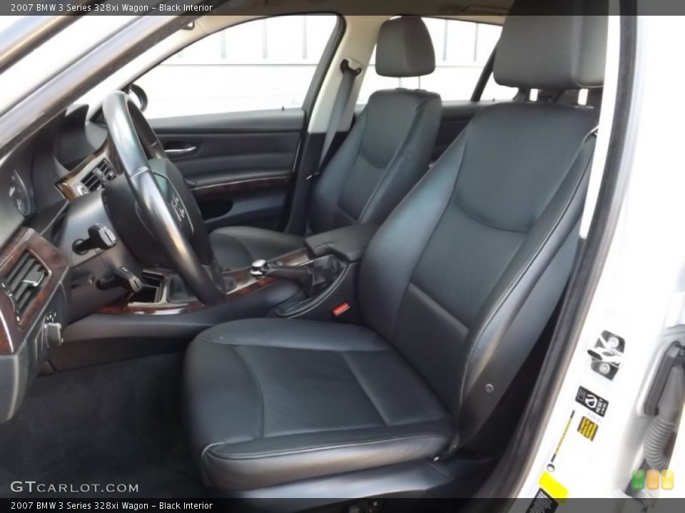 Black Interior Photo for the 2007 BMW 3 Series 328xi Wagon #85831015