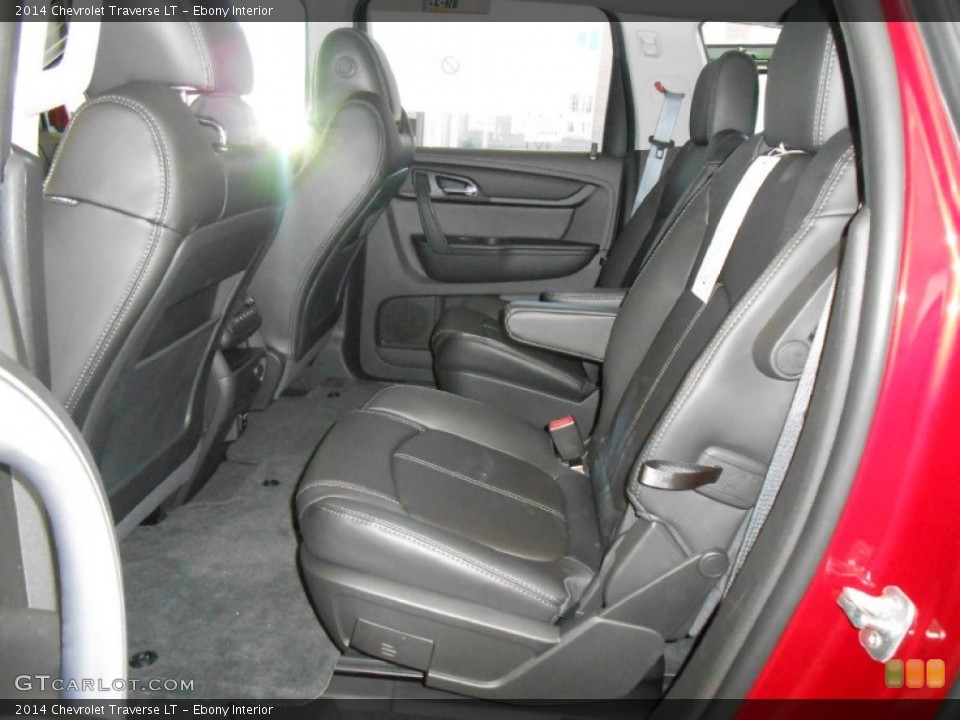 Ebony Interior Rear Seat for the 2014 Chevrolet Traverse LT #85832023