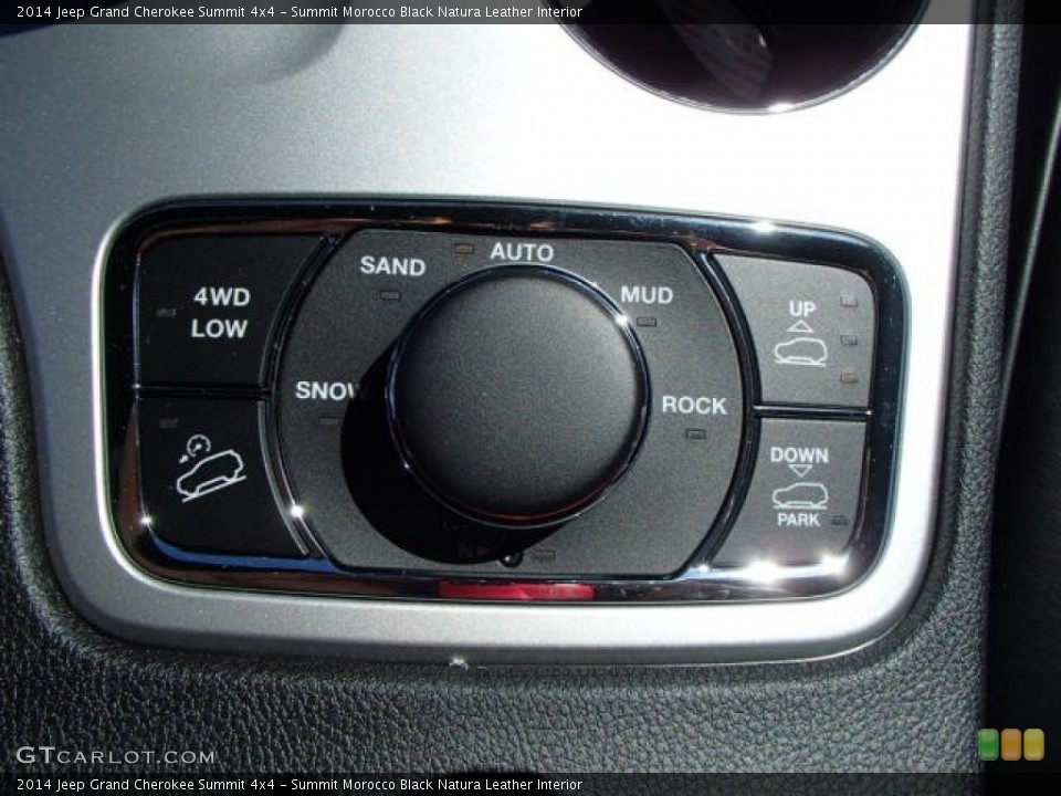 Summit Morocco Black Natura Leather Interior Controls for the 2014 Jeep Grand Cherokee Summit 4x4 #85833074