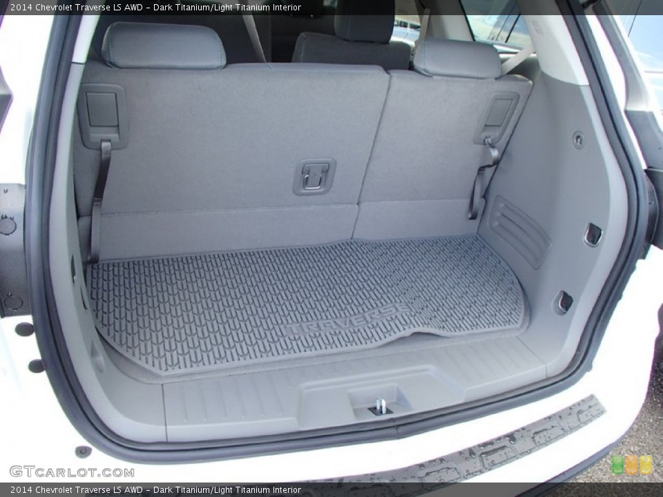 Dark Titanium/Light Titanium Interior Trunk for the 2014 Chevrolet Traverse LS AWD #85833163