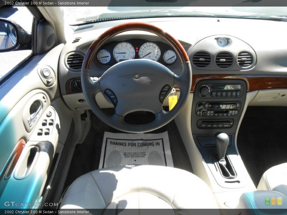 Sandstone Interior Dashboard for the 2002 Chrysler 300 M Sedan #85833563
