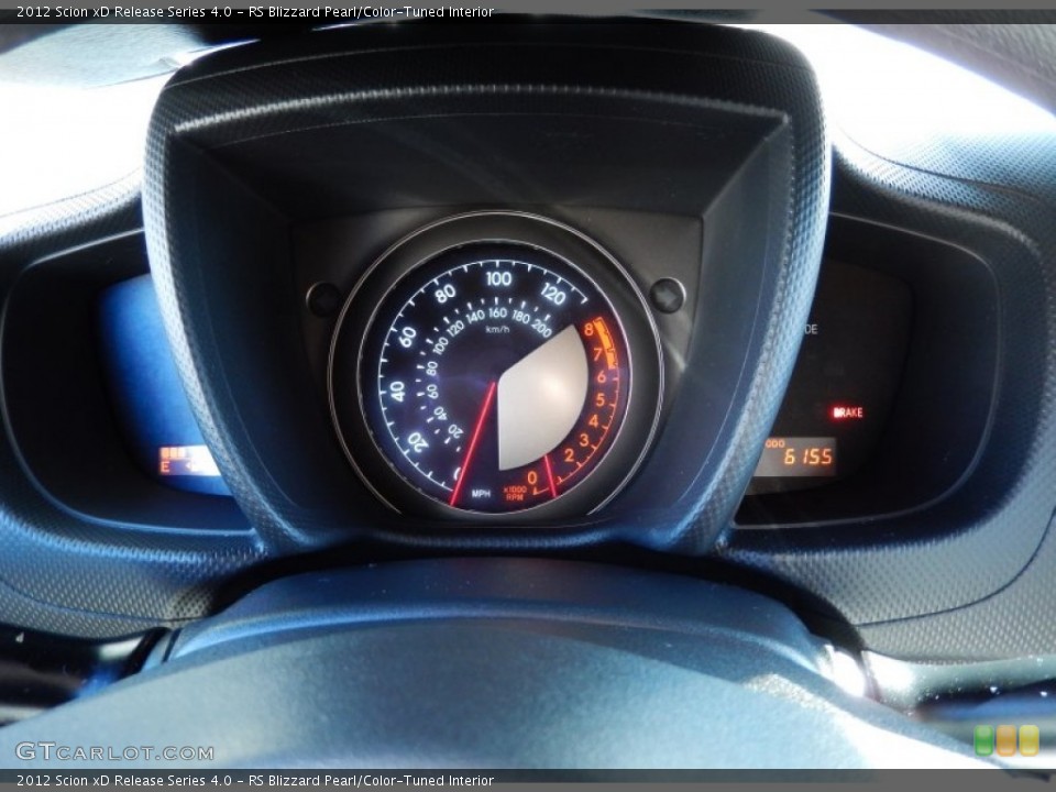 RS Blizzard Pearl/Color-Tuned Interior Gauges for the 2012 Scion xD Release Series 4.0 #85834033