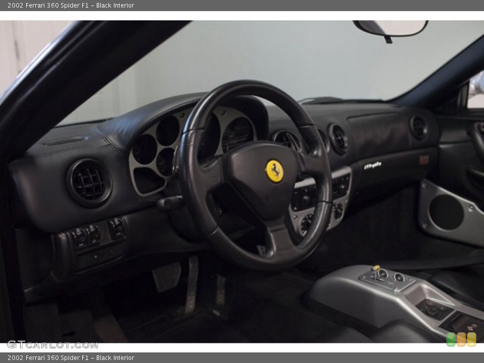 Black Interior Dashboard for the 2002 Ferrari 360 Spider F1 #85835191