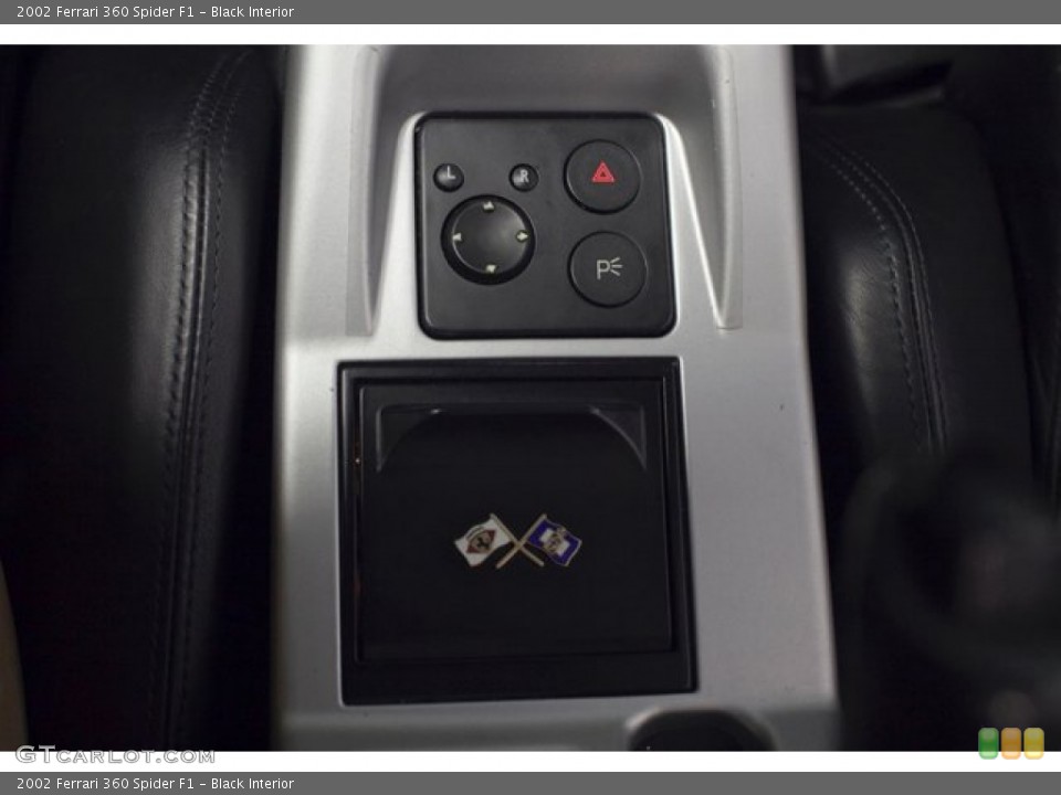 Black Interior Controls for the 2002 Ferrari 360 Spider F1 #85835464