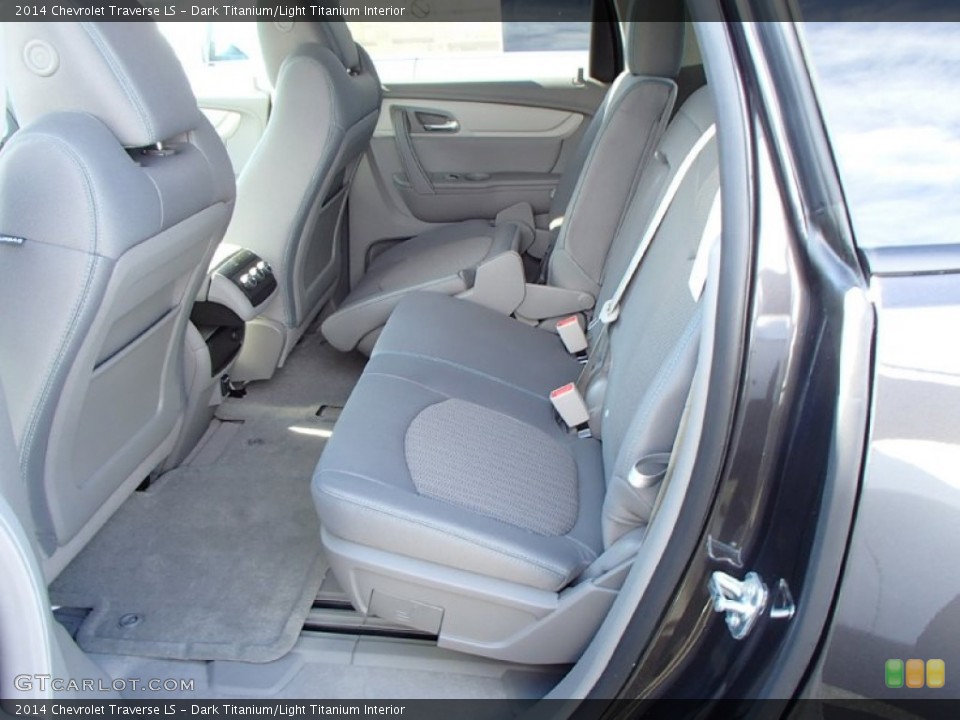 Dark Titanium/Light Titanium Interior Rear Seat for the 2014 Chevrolet Traverse LS #85835518