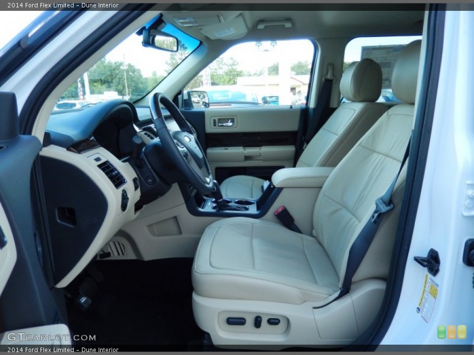 Dune Interior Front Seat for the 2014 Ford Flex Limited #85835598