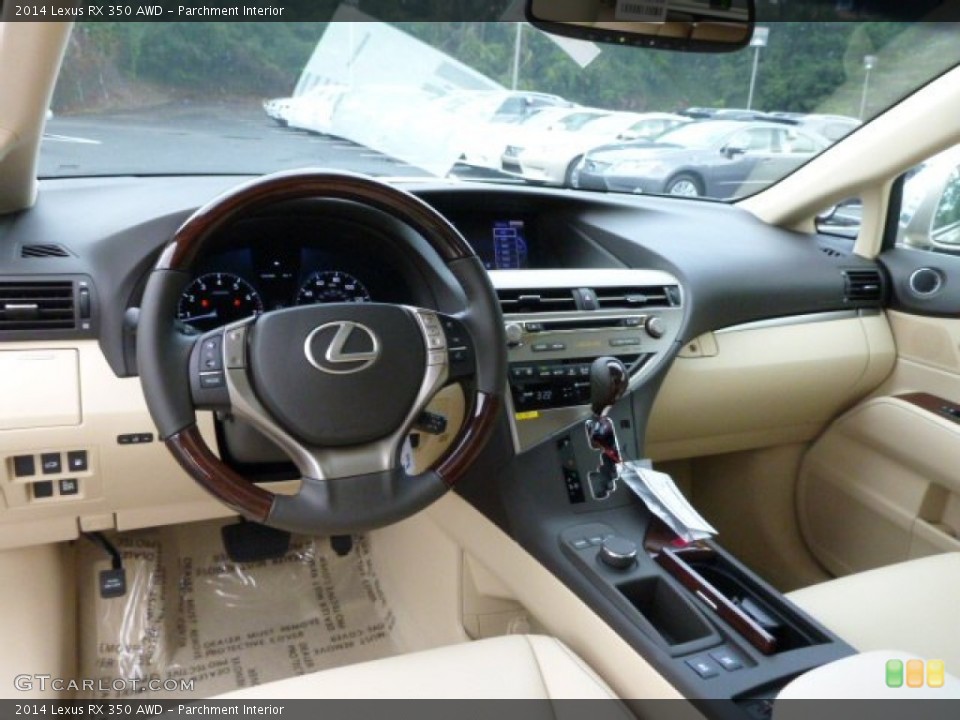 Parchment Interior Prime Interior for the 2014 Lexus RX 350 AWD #85835788