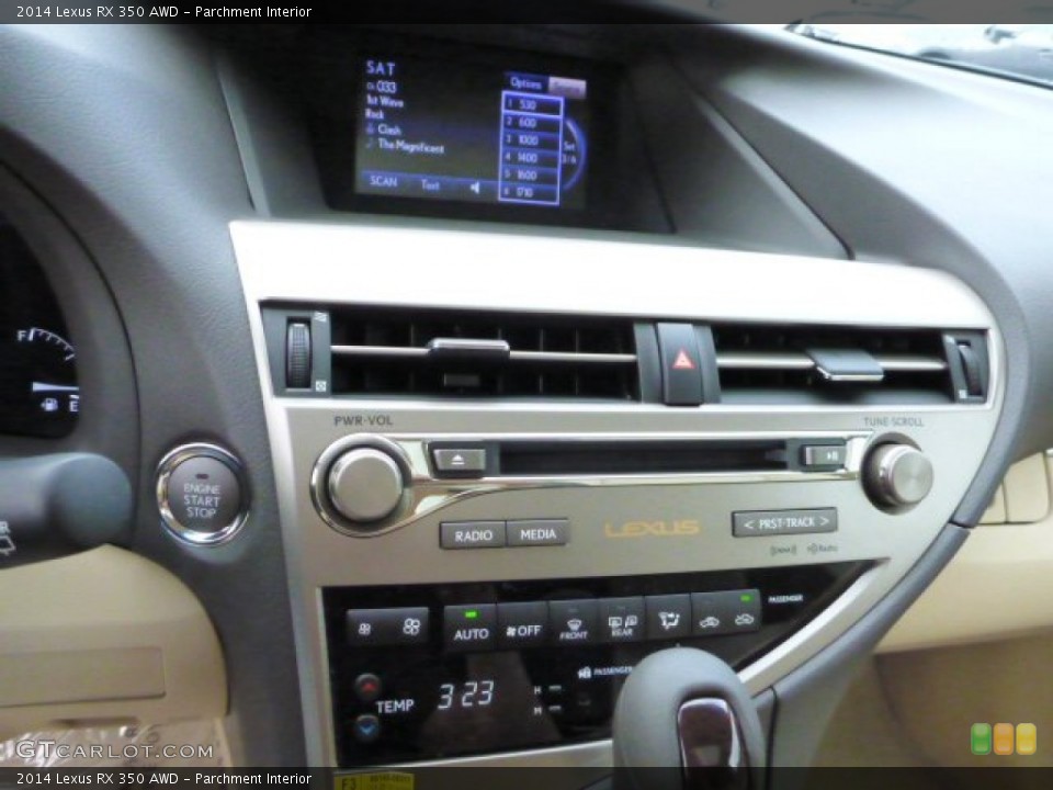 Parchment Interior Controls for the 2014 Lexus RX 350 AWD #85835896