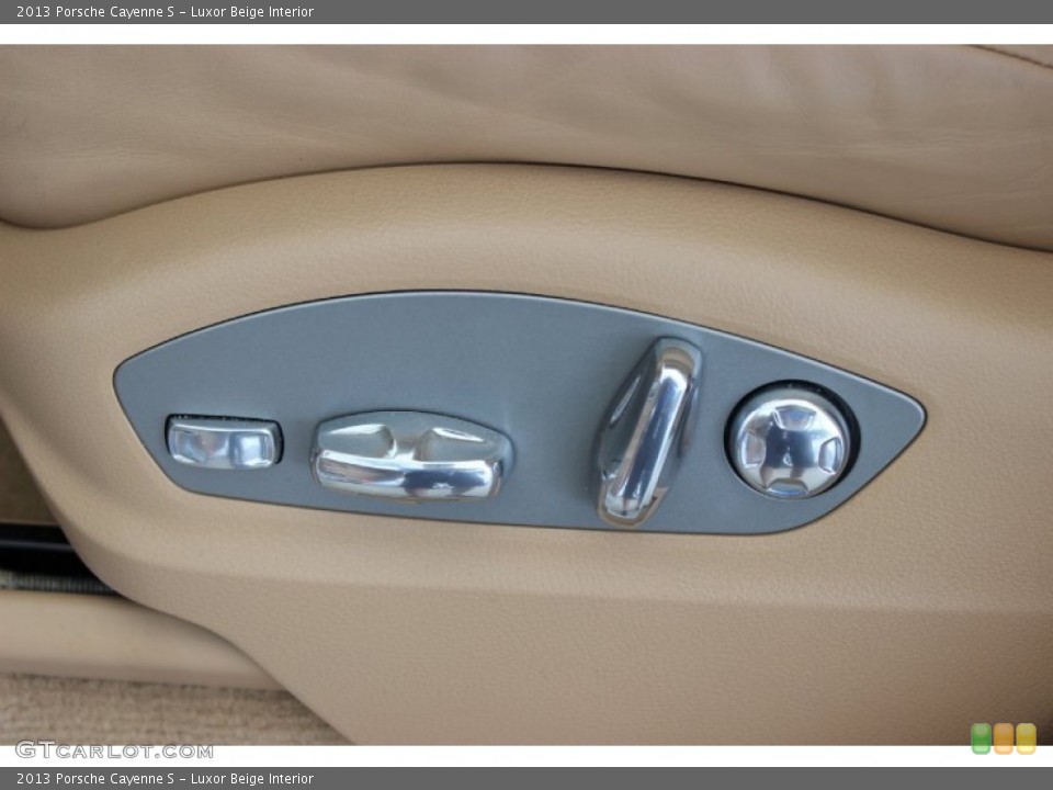 Luxor Beige Interior Controls for the 2013 Porsche Cayenne S #85836682