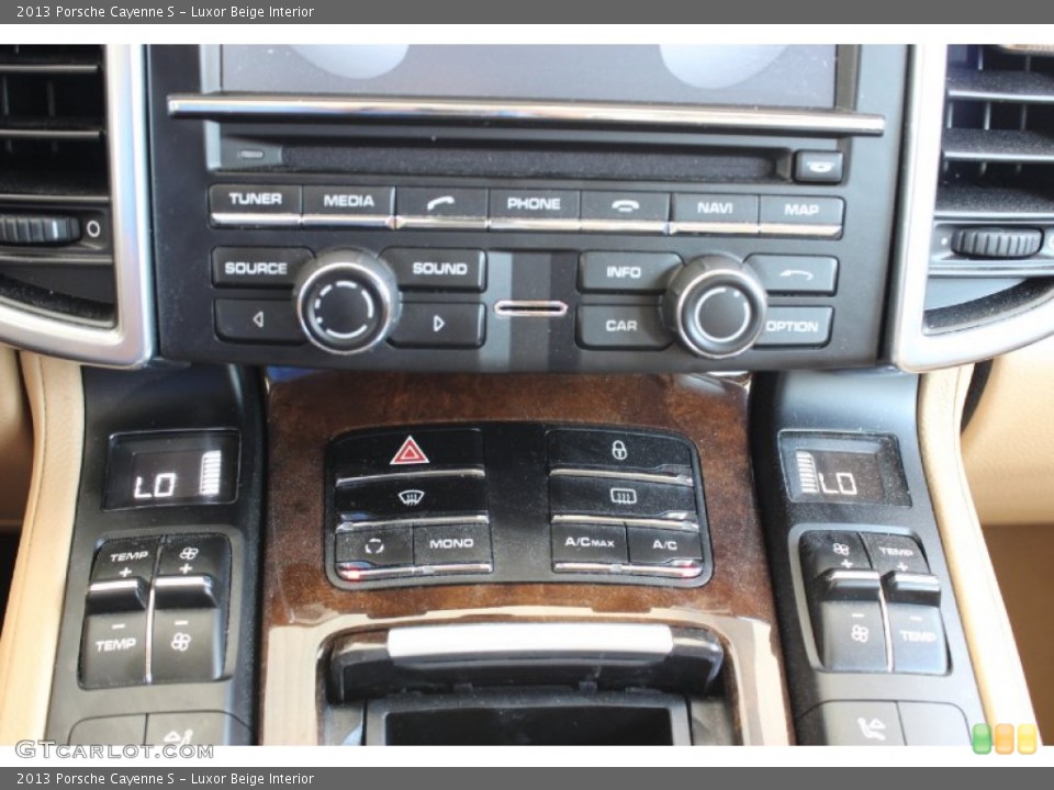 Luxor Beige Interior Controls for the 2013 Porsche Cayenne S #85837027