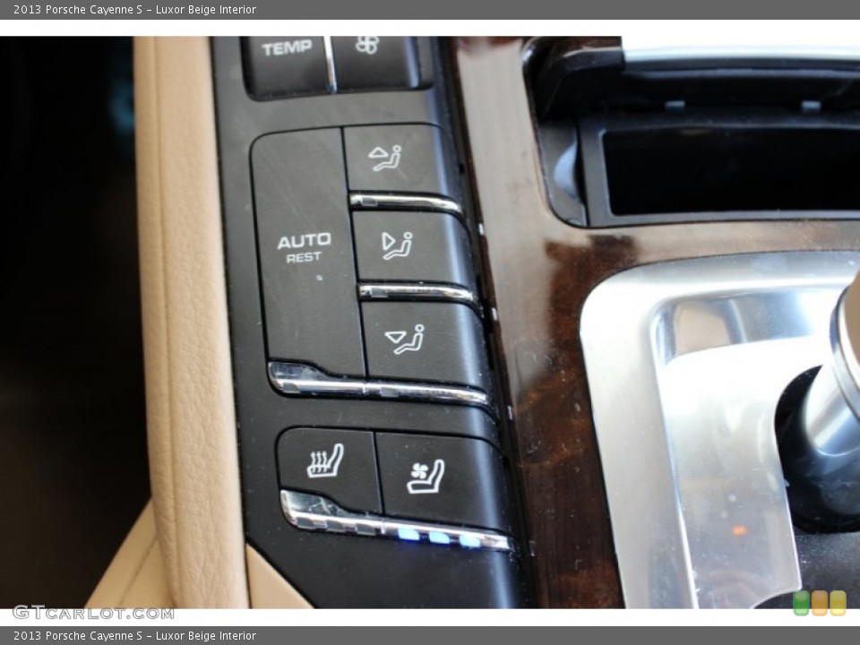 Luxor Beige Interior Controls for the 2013 Porsche Cayenne S #85837046