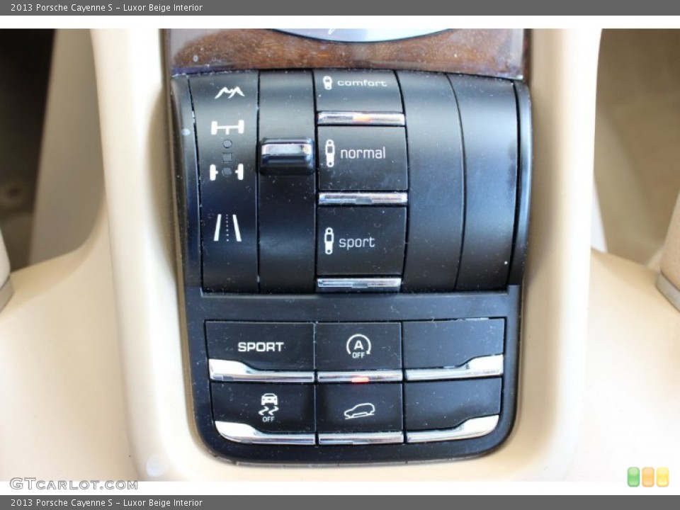 Luxor Beige Interior Controls for the 2013 Porsche Cayenne S #85837084