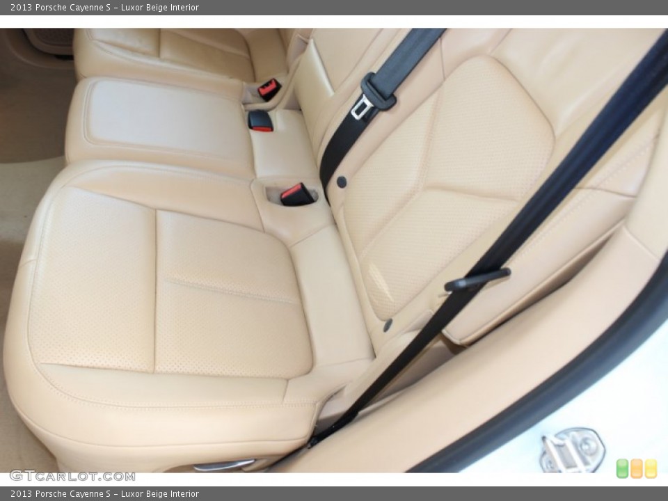 Luxor Beige Interior Rear Seat for the 2013 Porsche Cayenne S #85837219