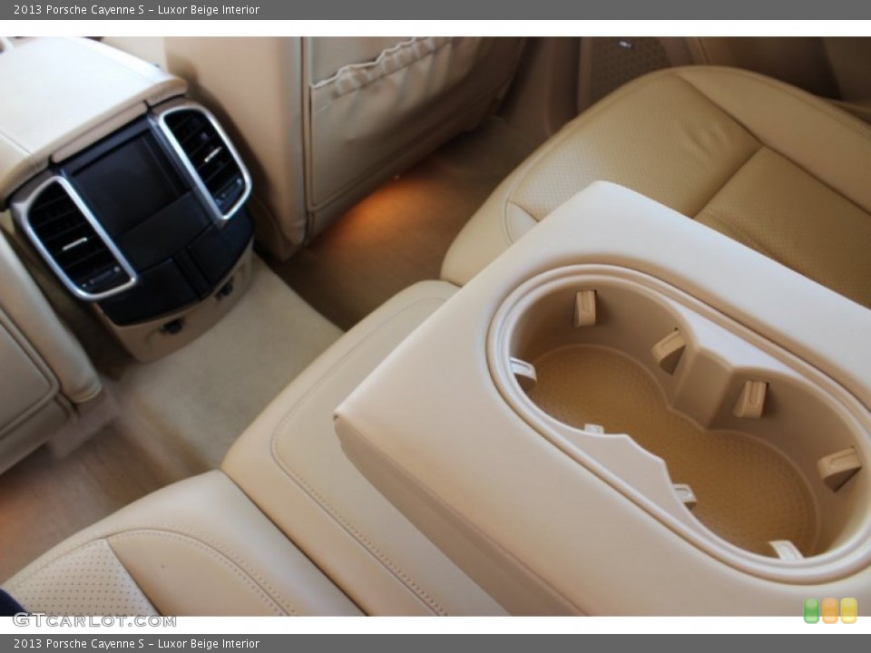 Luxor Beige Interior Rear Seat for the 2013 Porsche Cayenne S #85837237
