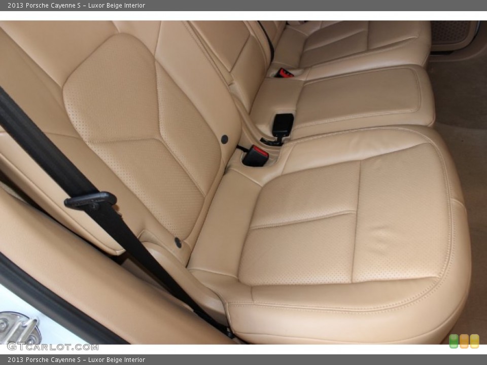 Luxor Beige Interior Rear Seat for the 2013 Porsche Cayenne S #85837357