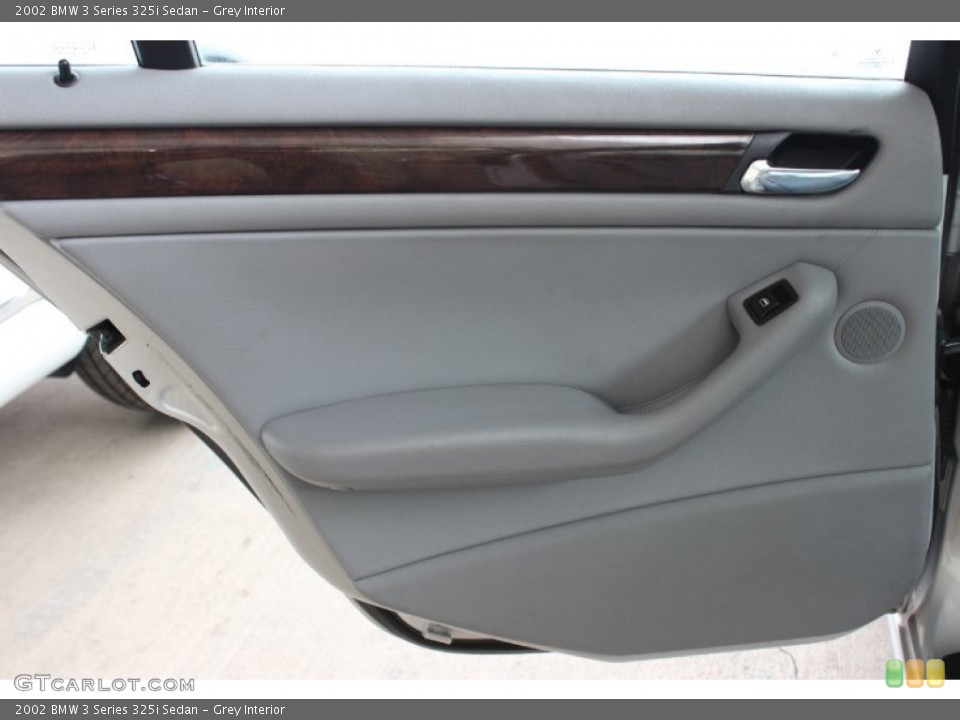 Grey Interior Door Panel for the 2002 BMW 3 Series 325i Sedan #85838974